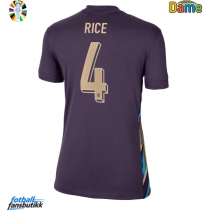 England Declan Rice #4 Bortedrakt Dame EM 2024 Kortermet